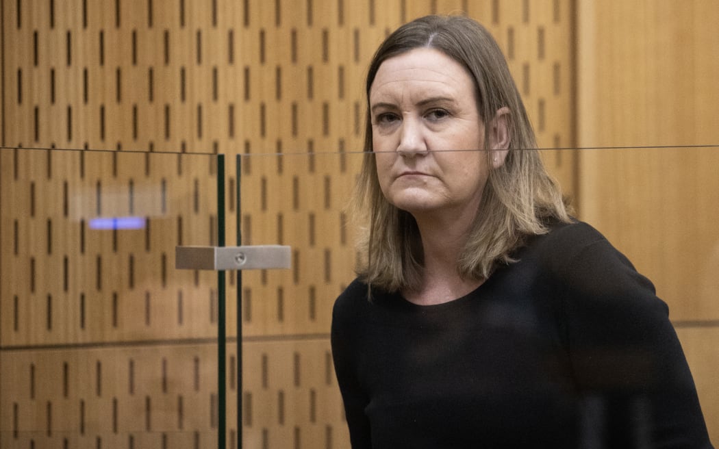 Lauren Anne Dickason in the High Court at Christchurch on July 17, 2023. Photo: Pool / NZME /...