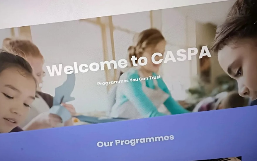 The CASPA website. Photo: RNZ 