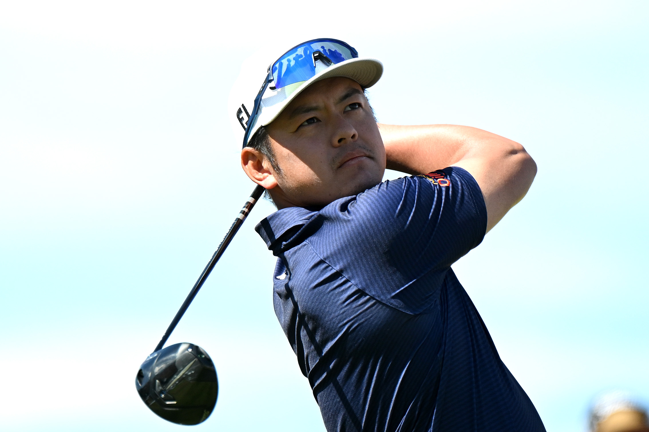 Takahiro Hataji of Japan plays a shot during the final day of the 2024 New Zealand Golf Open at...