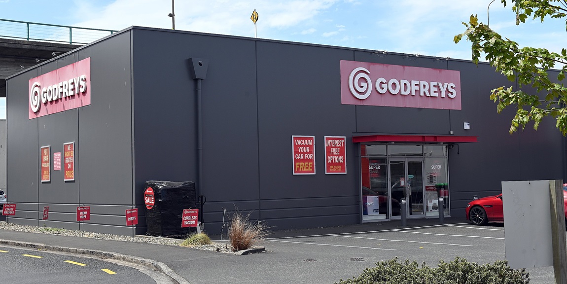 Godfreys' Dunedin store. Photo: Linda Robertson