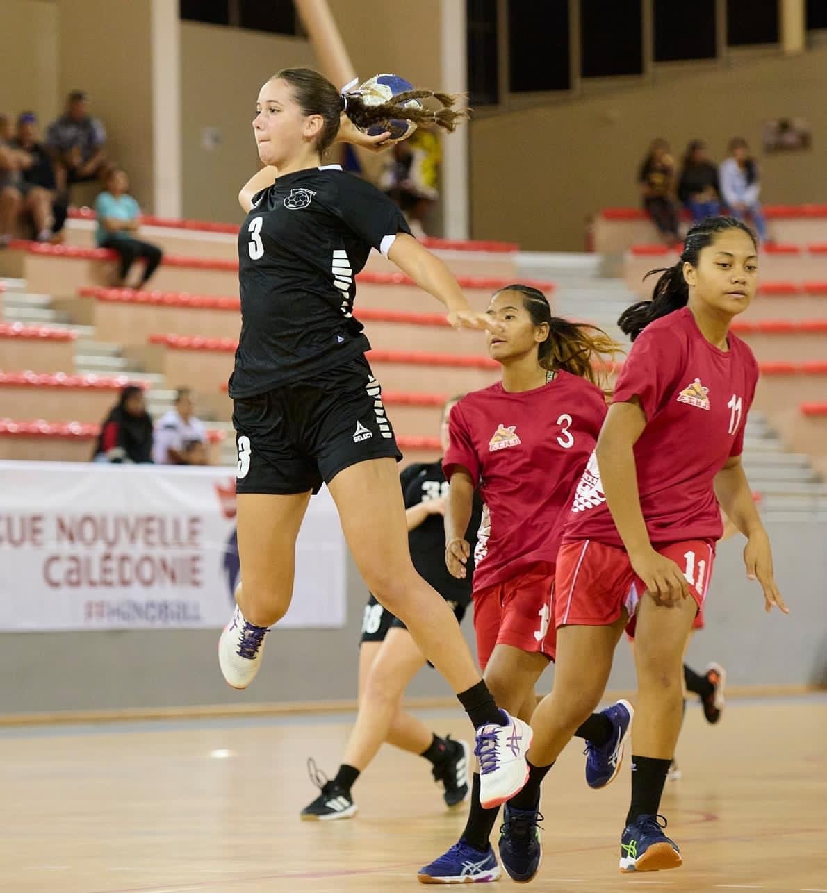 Trinity Catholic College handball player Isla Simonsen. Photo: supplied