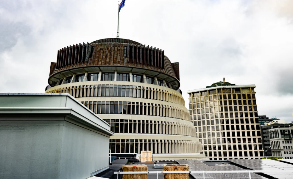 The Beehive and Treasury buildings. Photo: VNP / Phil Smith