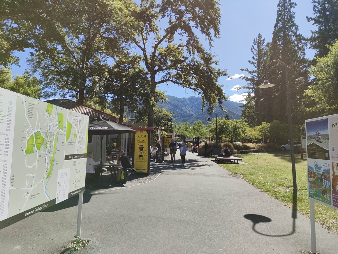 Hanmer Springs is a tourism town with a village feel. Photo: David Hill / North Canterbury News