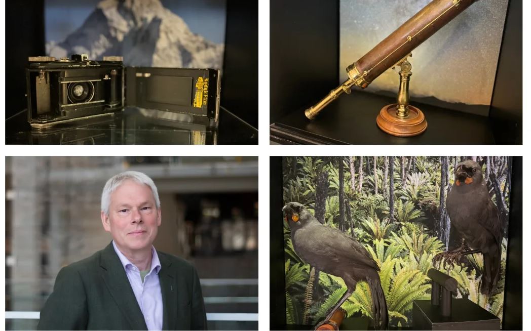 Tūhura Otago Museum director Dr Ian Griffin (lower left) has selected his choice of interesting...