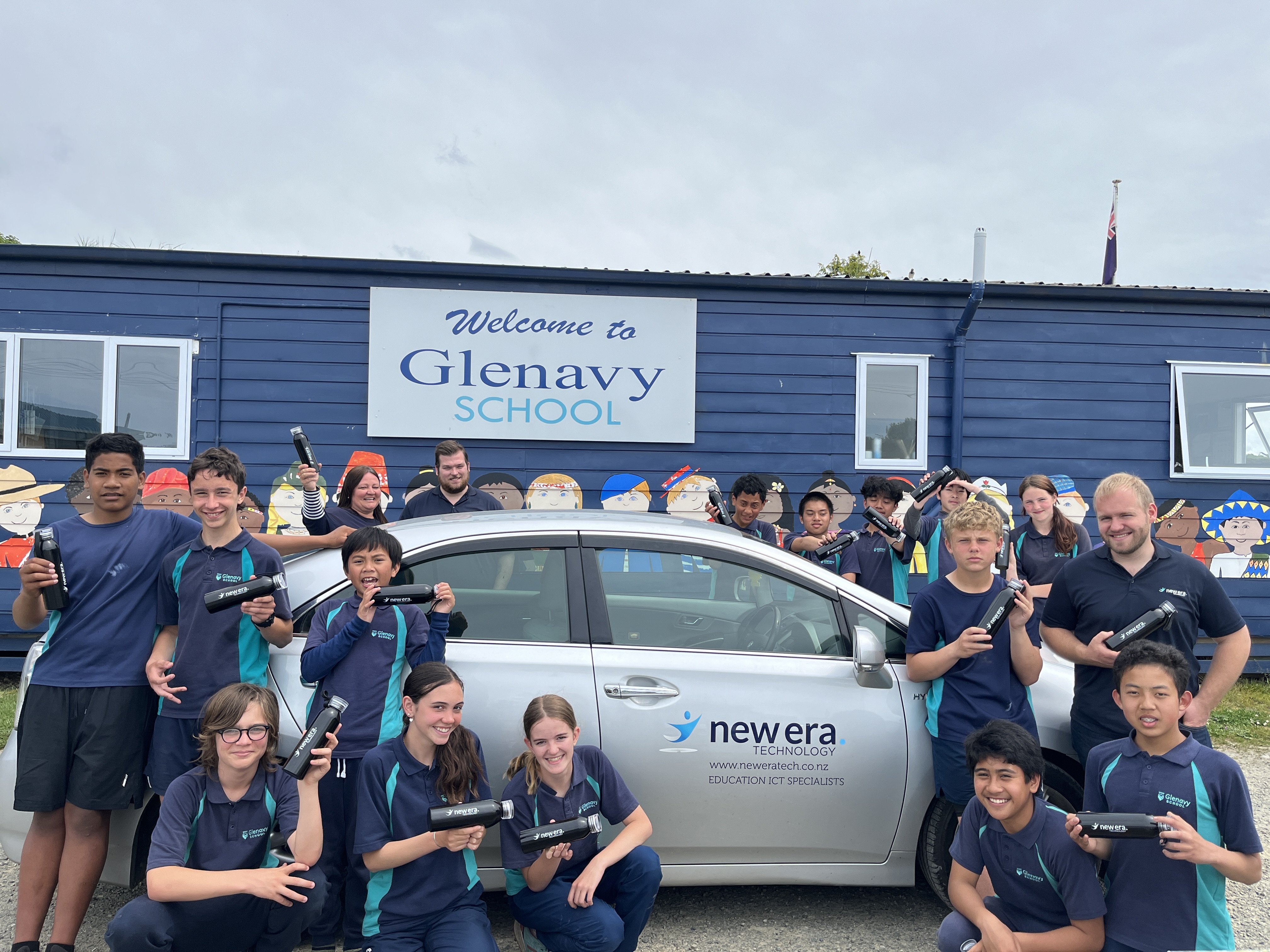  In November 2022, Glenavy School was given water bottles from its ICT provider, New Era...