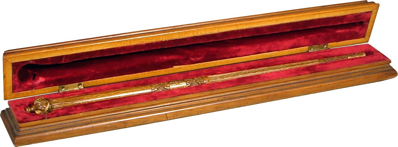 This baton was presented to Benno Scherek in 1886 — a souvenir of the opening of St Joseph’s...