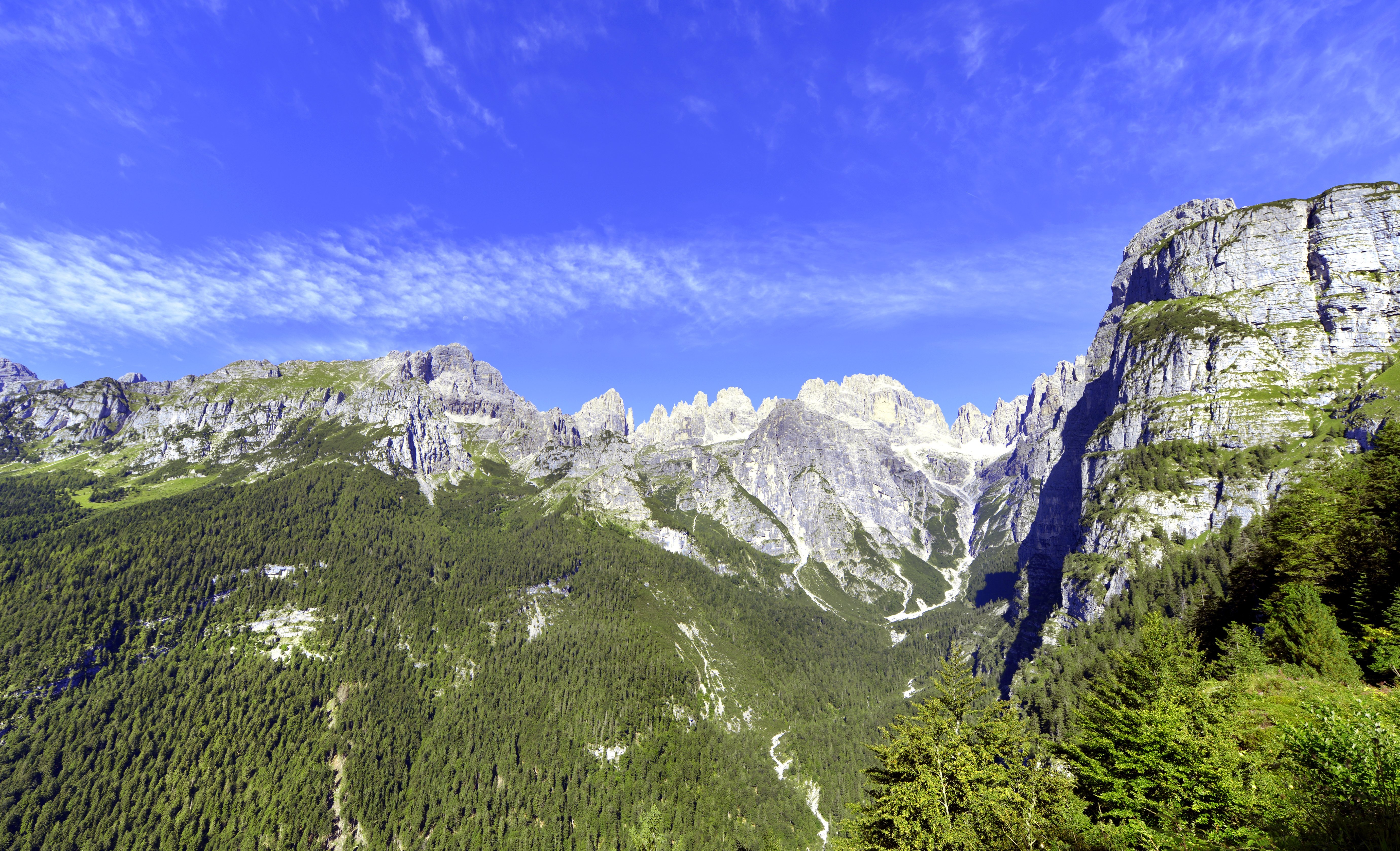 The Adamello Brenta mountain group.