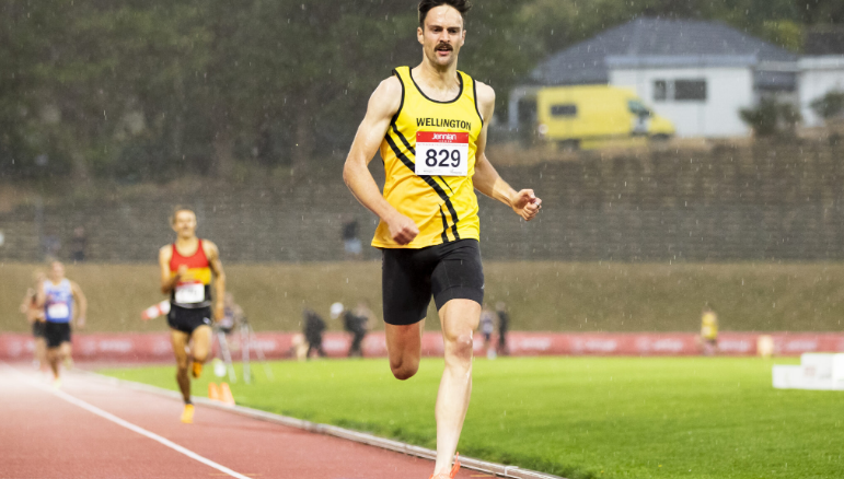 James Preston broke the 62-year-old record in Germay set by Sir Peter Snell. Photo: Athletics NZ ...