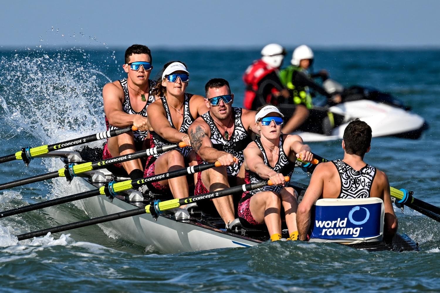 Froude in action at the 2023 World Champs in Italy where the quad team earned a bronze medal.