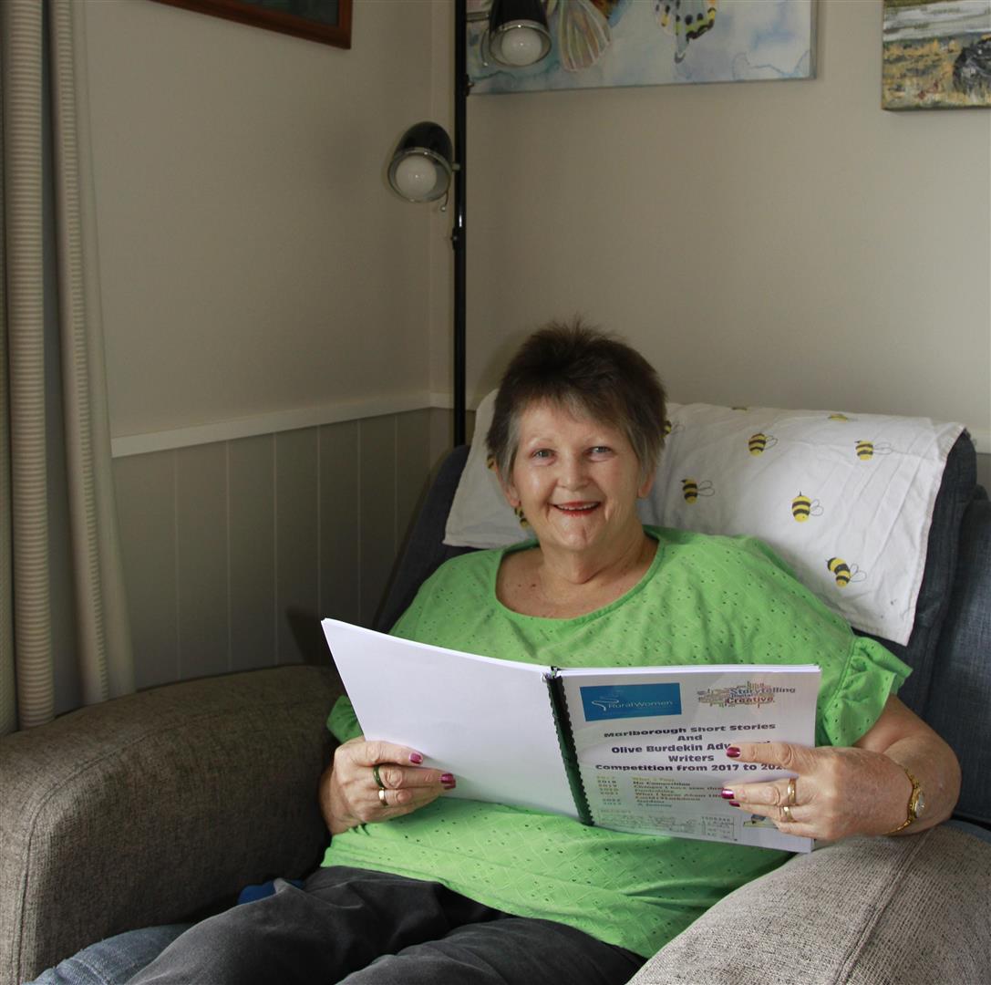 Glenys Nicol reads her work in a recently published Rural Women New Zealand book of short stories...