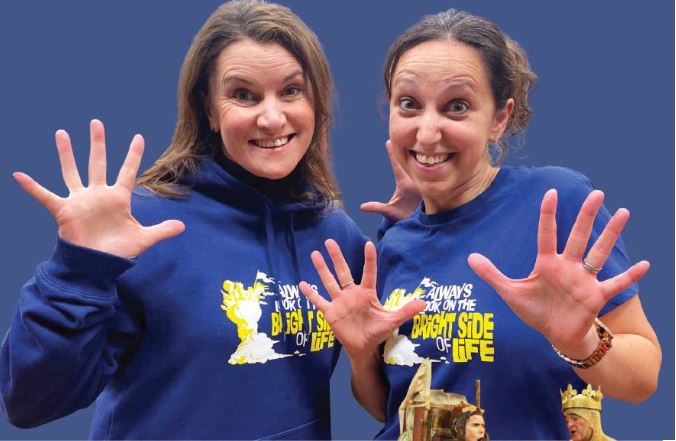 Choreographer of Showbiz Queenstown's Spamalot show, Nicole McLean (left) and Vocal Director...