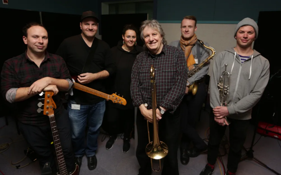 The Rodger Fox Big Band. Photo: RNZ 