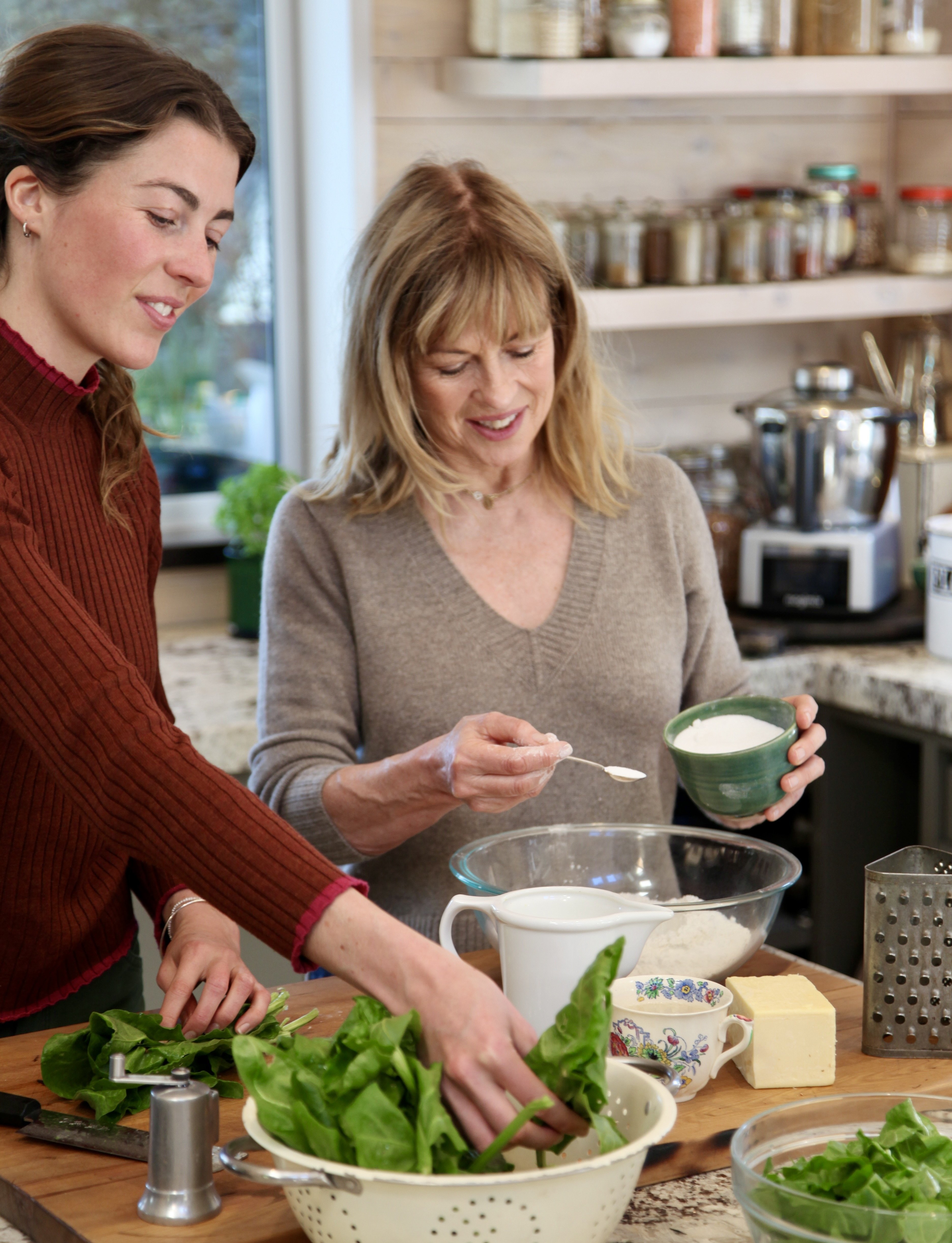 Rose and Annabel Langbein. PHOTOS: ANNABEL LANGBEIN MEDIA 