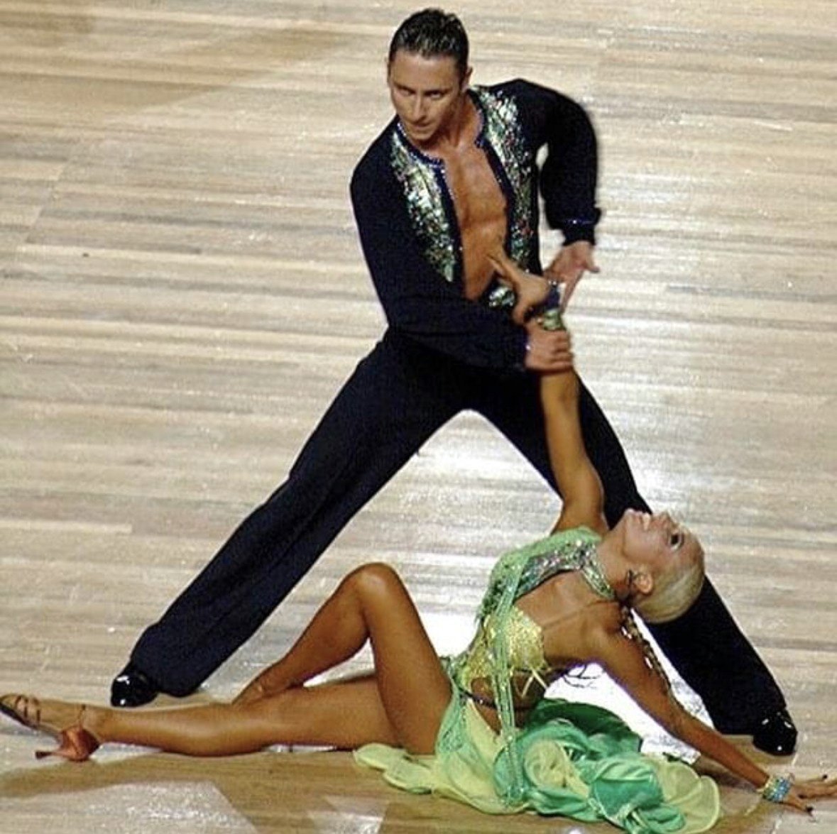 Aric Yegudkin and his dance partner, now wife, have won many national dance titles over the years...