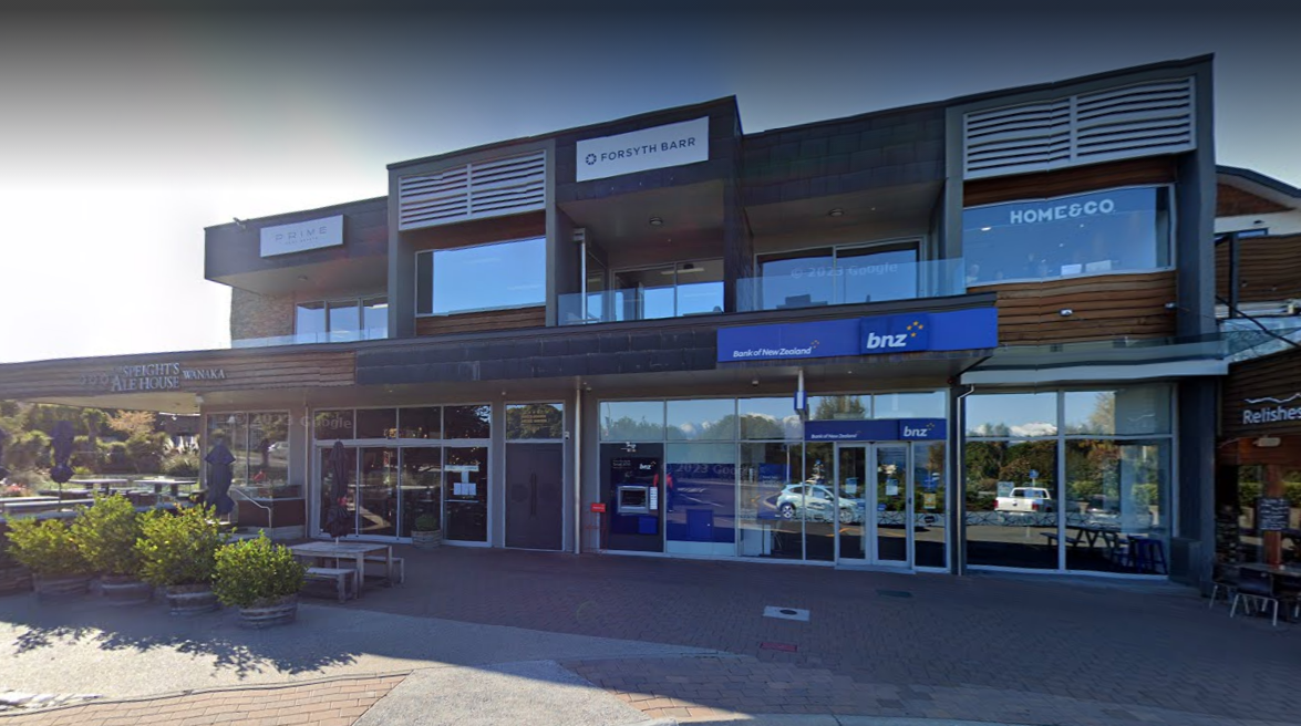 BNZ's branch in Ardmore St, Wānaka.  Image: Google Maps 