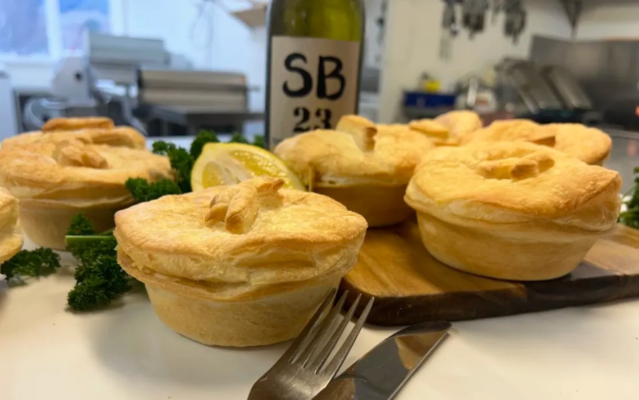 PJs Pies in Hanmer Springs made the limited-edition pie for King's Birthday weekend. Photo:...