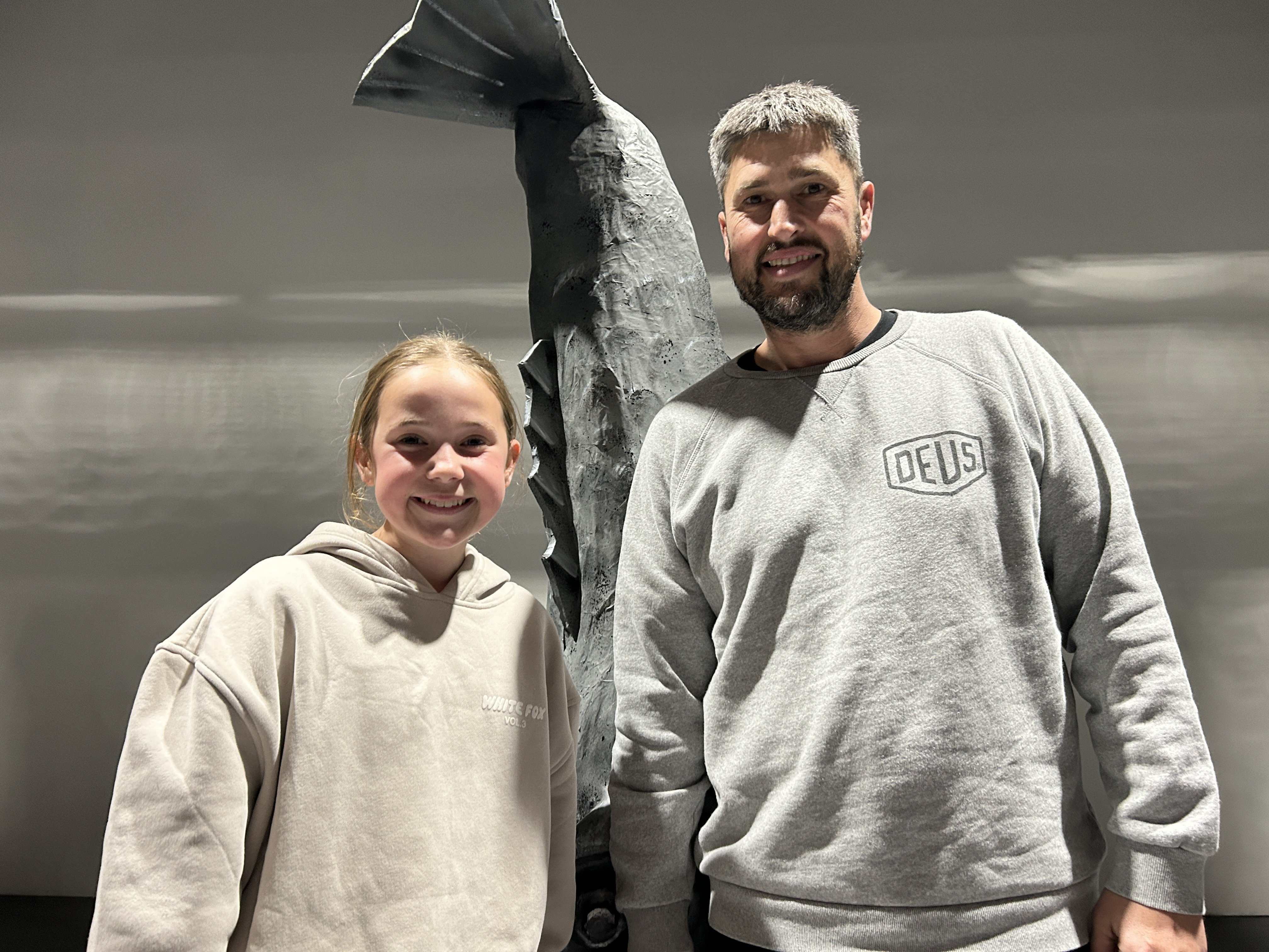 Daughter and father Carter, 12, and Scott Mitchell travel from Bannockburn to Tapanui three times...