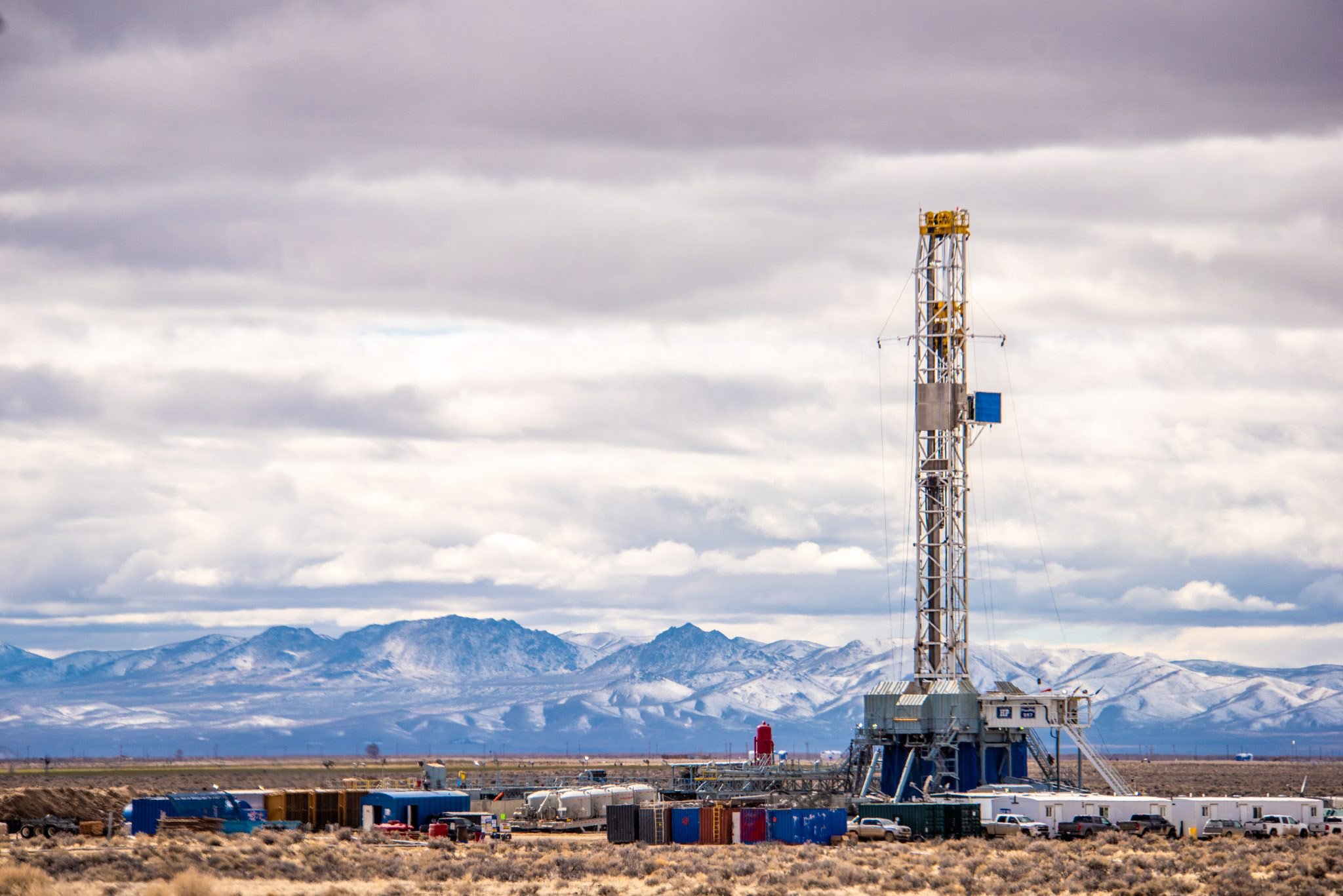 Fervo Energy’s trial geothermal energy plant in Nevada. PHOTO: FERVO ENERGY