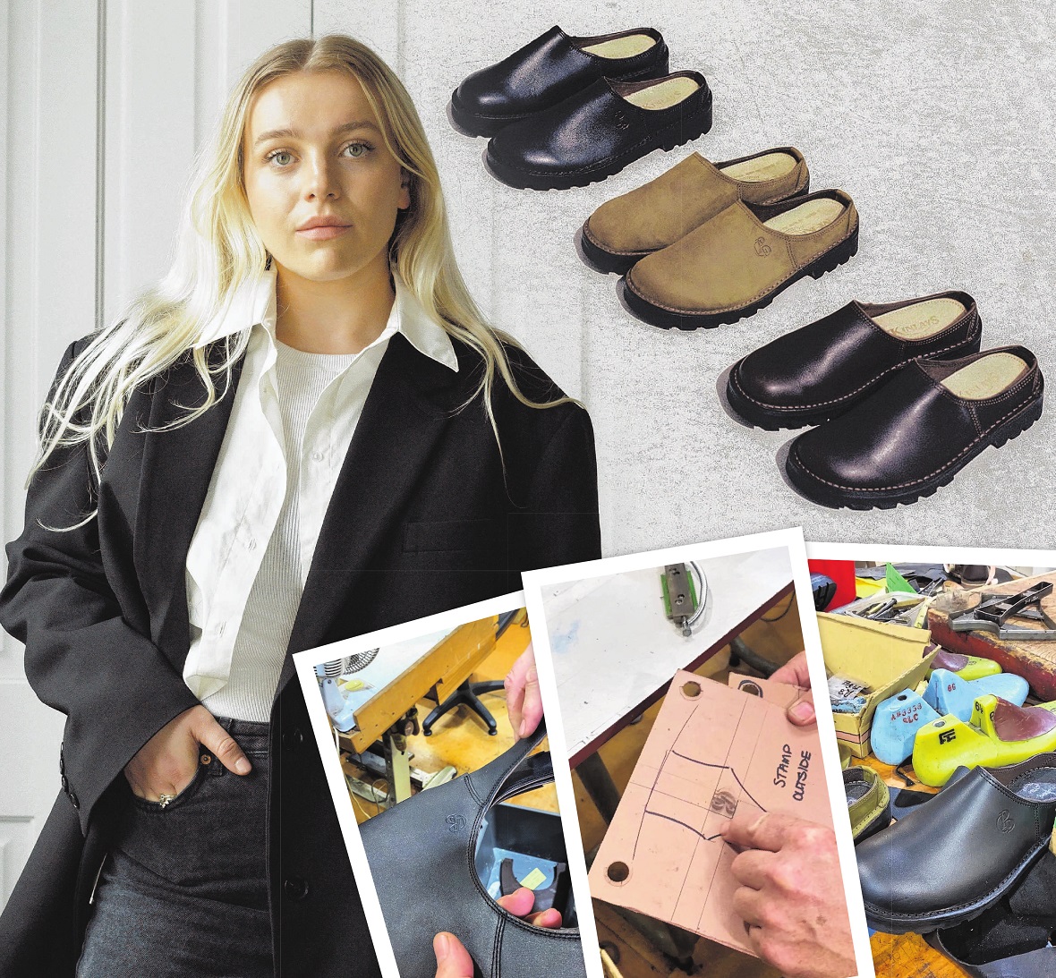 Commonplace founder Estelle Dippie has formed a collaboration with McKinlays Footwear. Photos:...