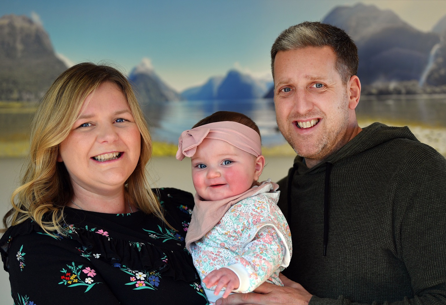 Queenstown couple Louise Scott and Craig Gallagher, with daughter Lily, are not wasting the time...