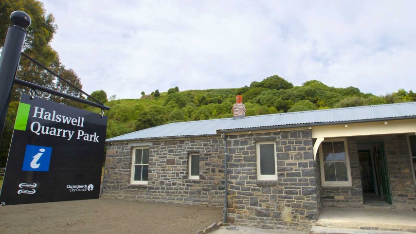 The Singleman's Quarters at the Halswell Quarry. PHOTO: CHRISTCHURCH CITY COUNCIL 