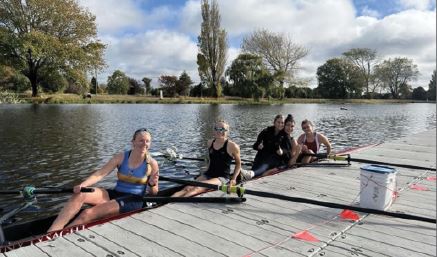 Arlia O’Sullivan, left, Saskia Klinkenberg, Bella Murray, Manaia Butler and Katie Bell are part...