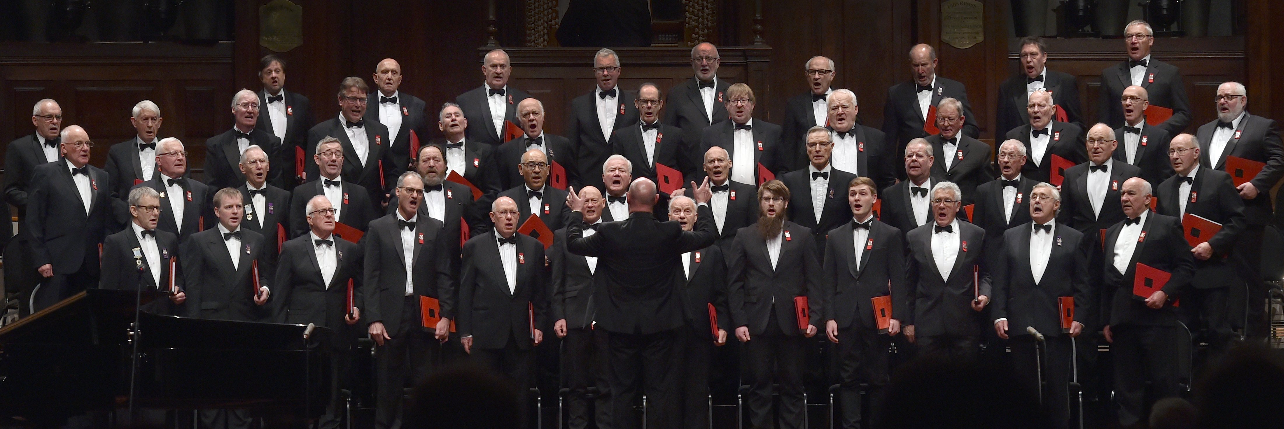 The Royal Dunedin Male Choir. PHOTO: PETER MCINTOSH