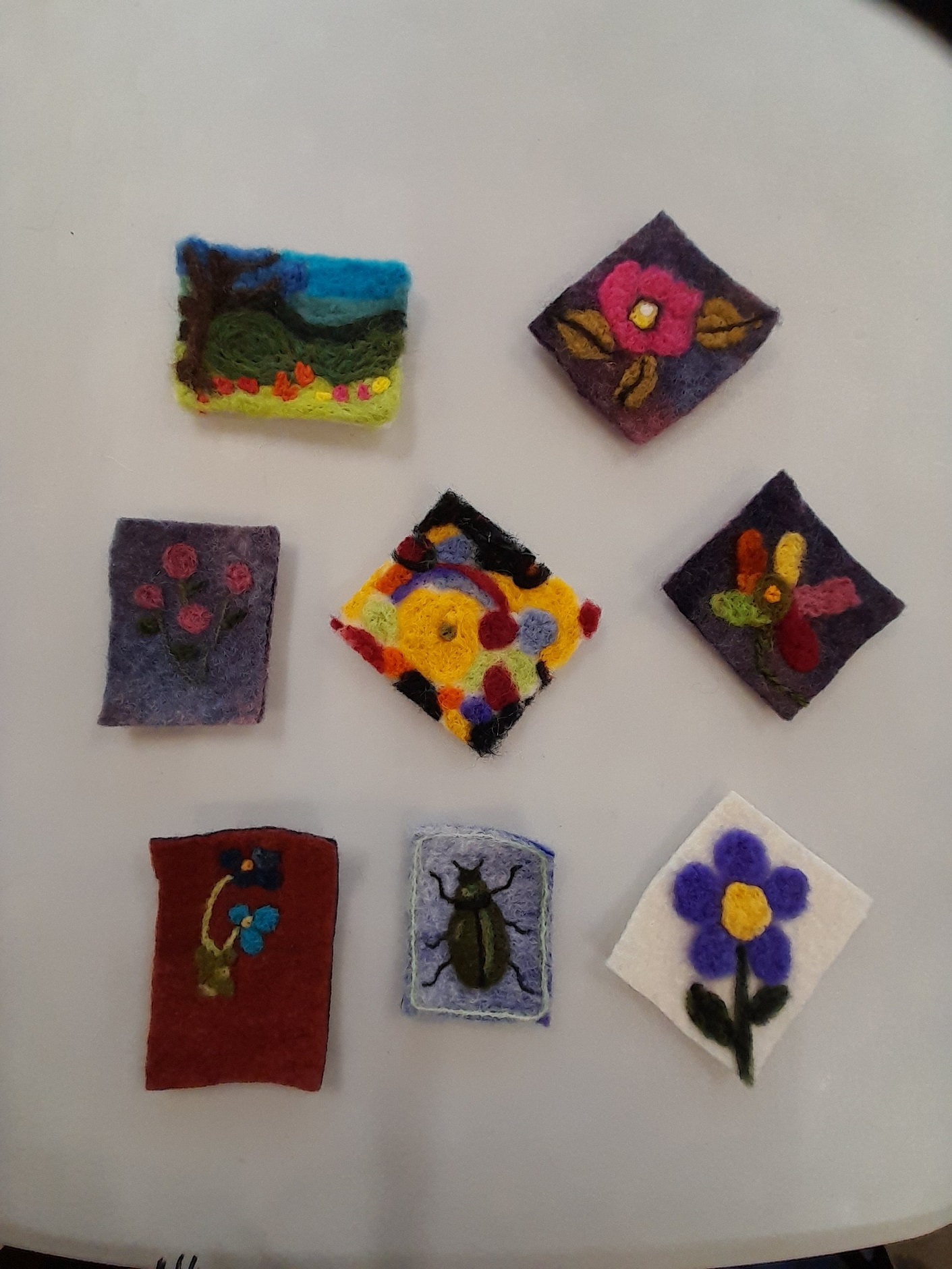 Waimate Creative Fibre members learned how to needle felt at their last meeting. Photo: supplied