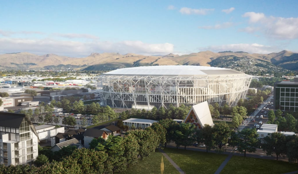 Te Kaha Stadium is set to be completed by April 2026. Photo: Supplied