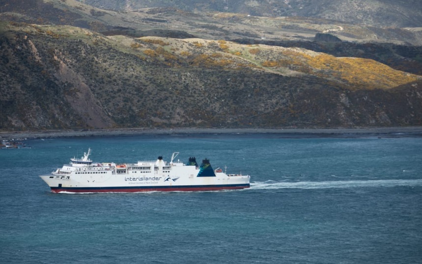 The Aratere returning to Wellington on Thursday. Photo: RNZ