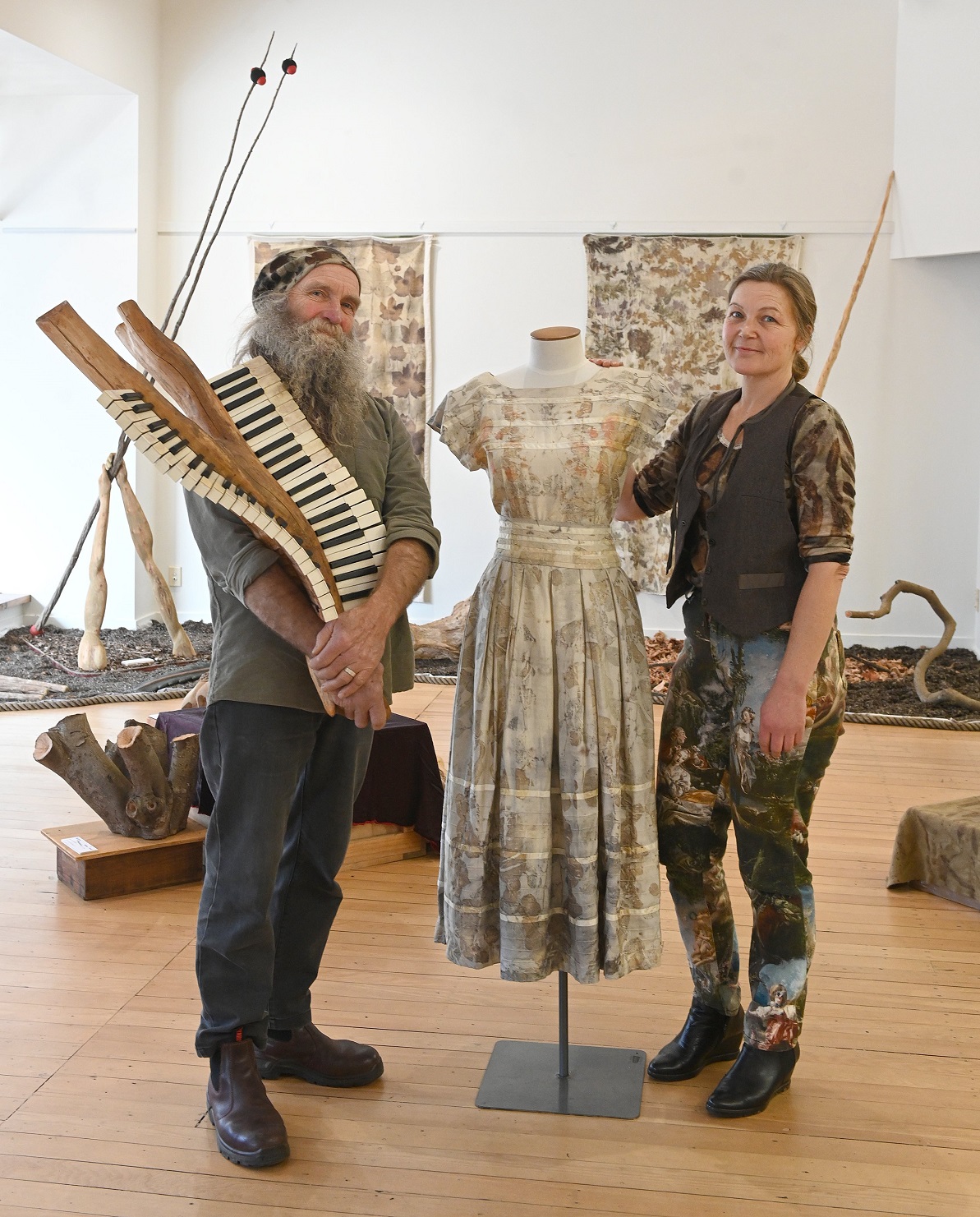 Father and daughter artists Hendrik and Kirsten Koch have opened their first joint exhibition ...