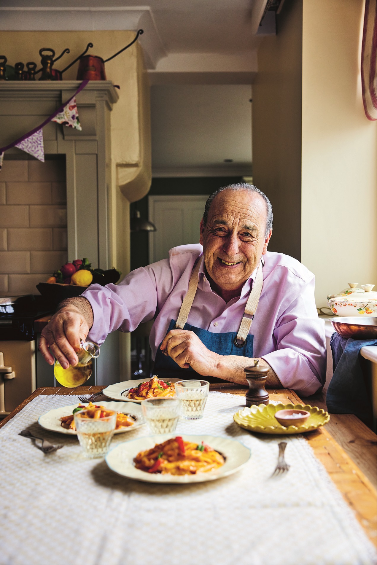 Italian chef and restaurateur Gennaro Contaldo.