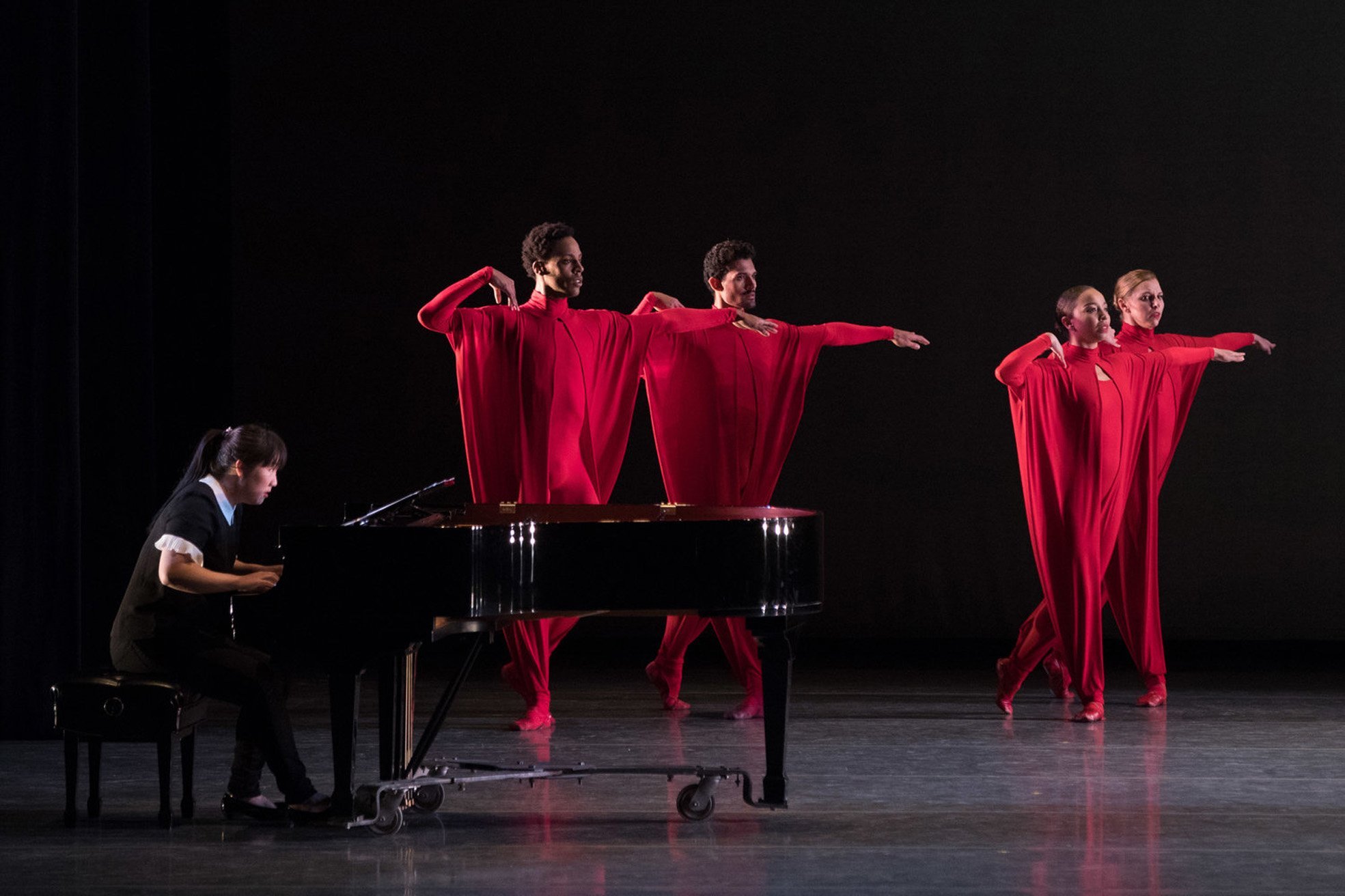 Pianist Sylvia Jiang performs in Ballet Across America with Dance Theatre of Harlem and Miami...