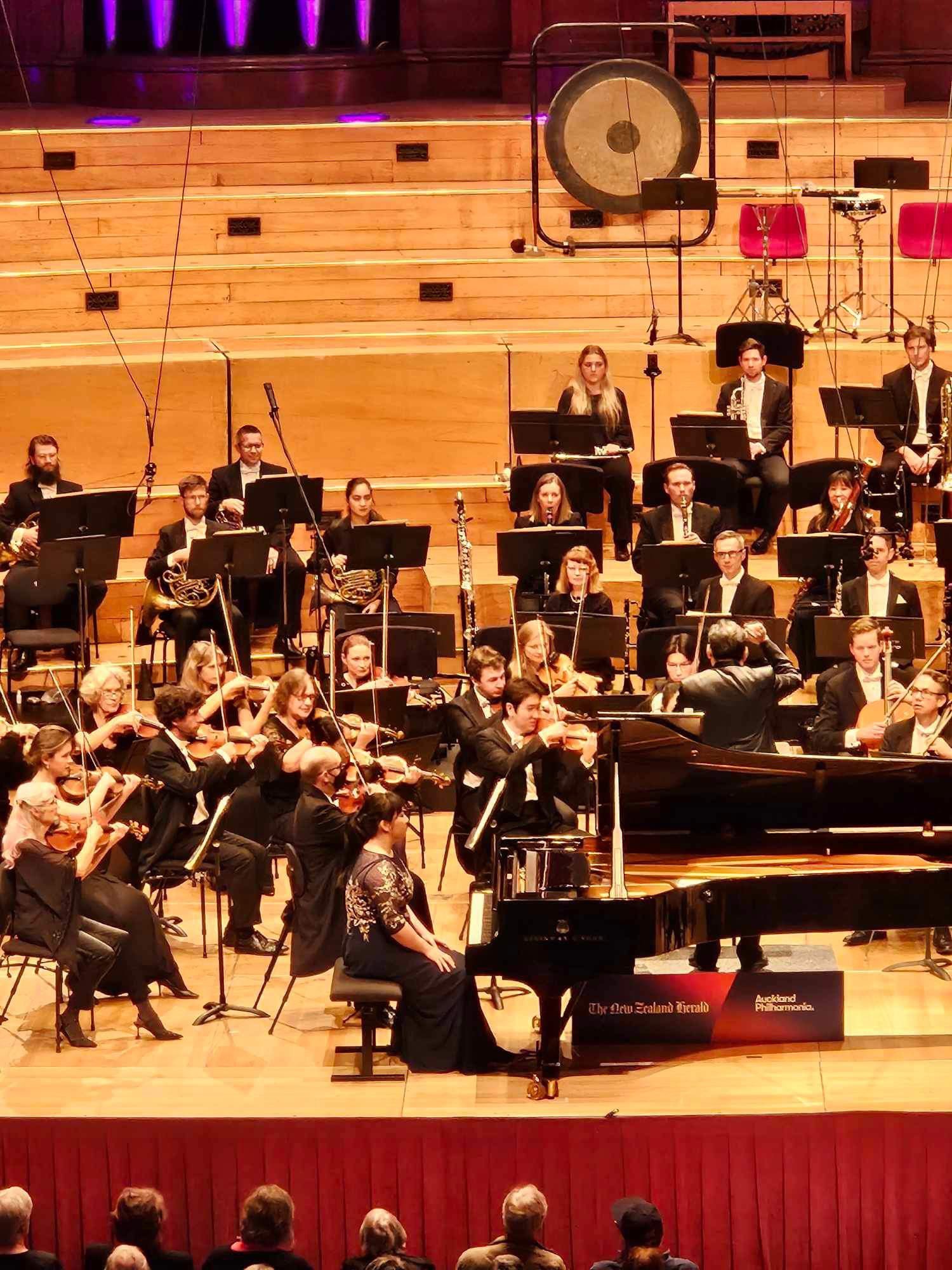 Performing with the Auckland Philharmonic Orchestra was a childhood dream come true for Jiang....