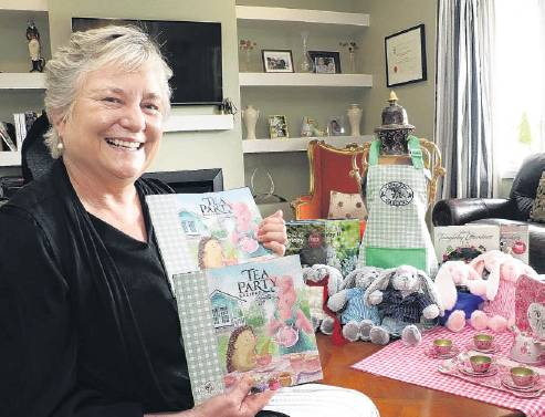 Ohoka author Sue Heazlewood with her latest cook book for children. PHOTO: JOHN COSGROVE