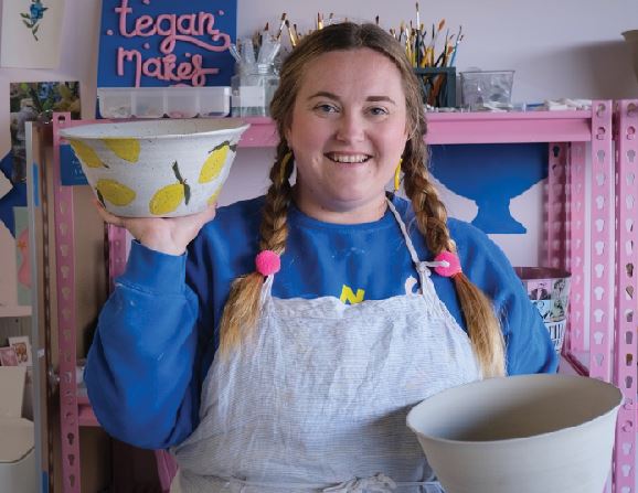 Tegan Bray has a love for all things colourful and fun, which she channels into her ceramic...