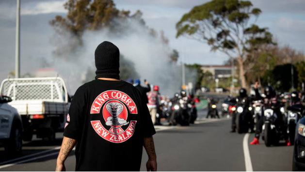 A King Cobra gang member. File photo: Dean Purcell

