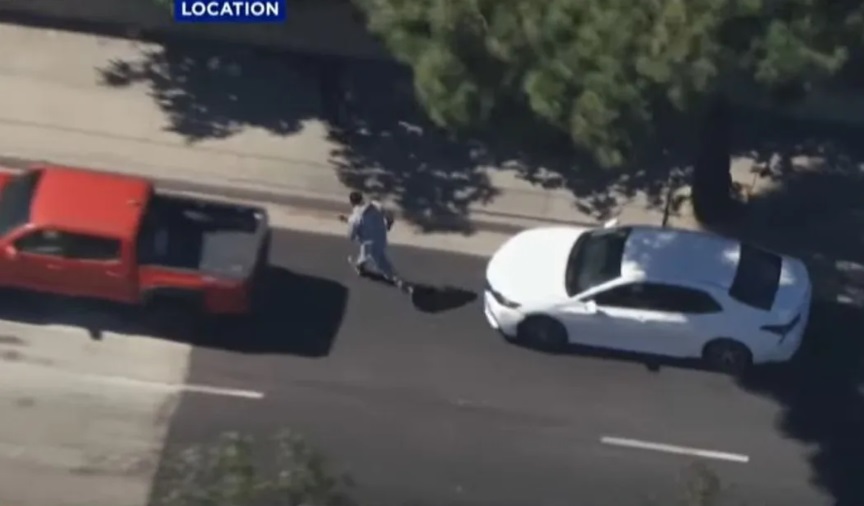 One of three men fleeing the scene after a woman was run over and killed in Newport Beach,...