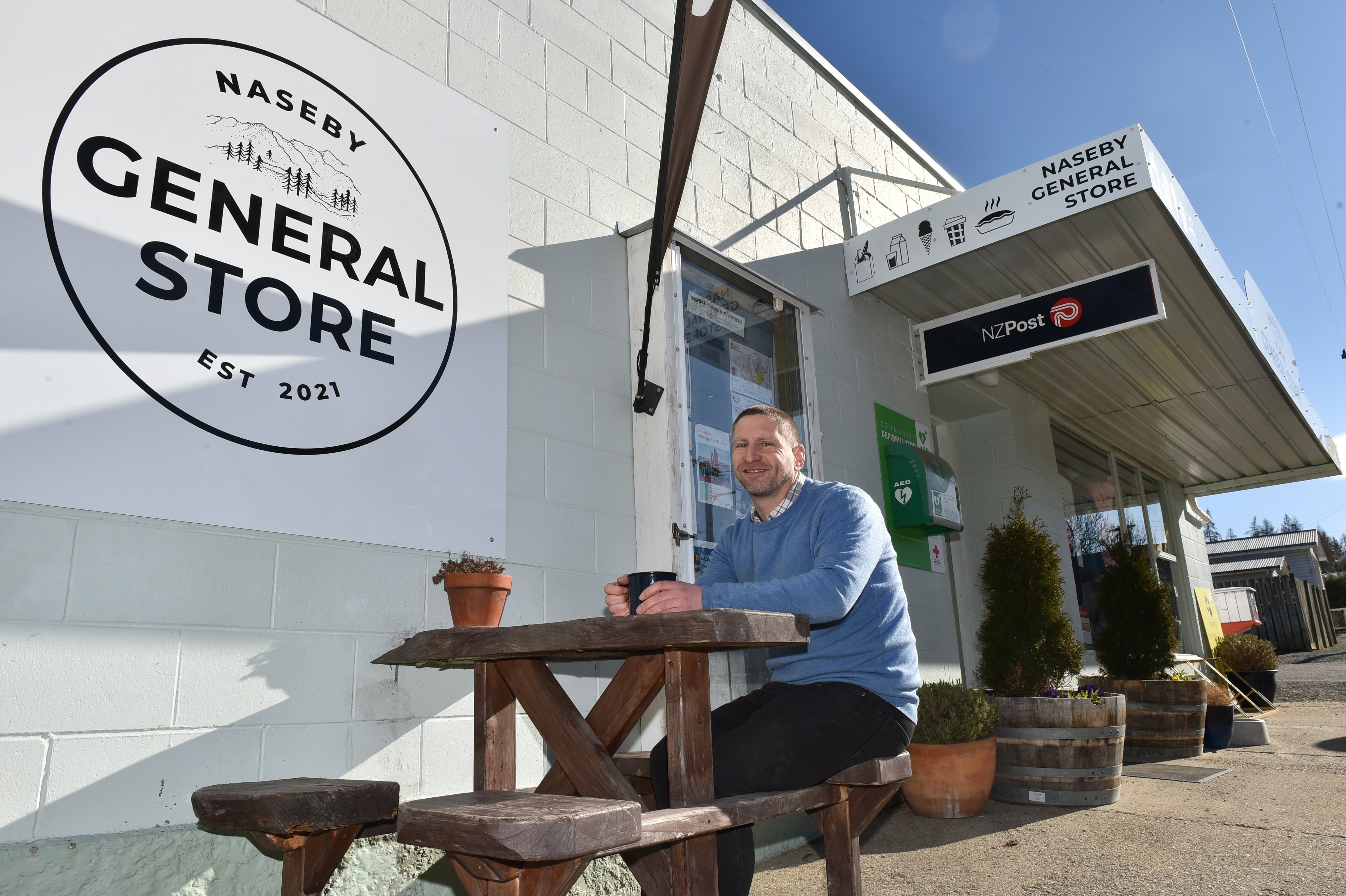 Nathan Brown, of Dunedin, has taken the reins of the Naseby General Store. PHOTO: GREGOR RICHARDSON