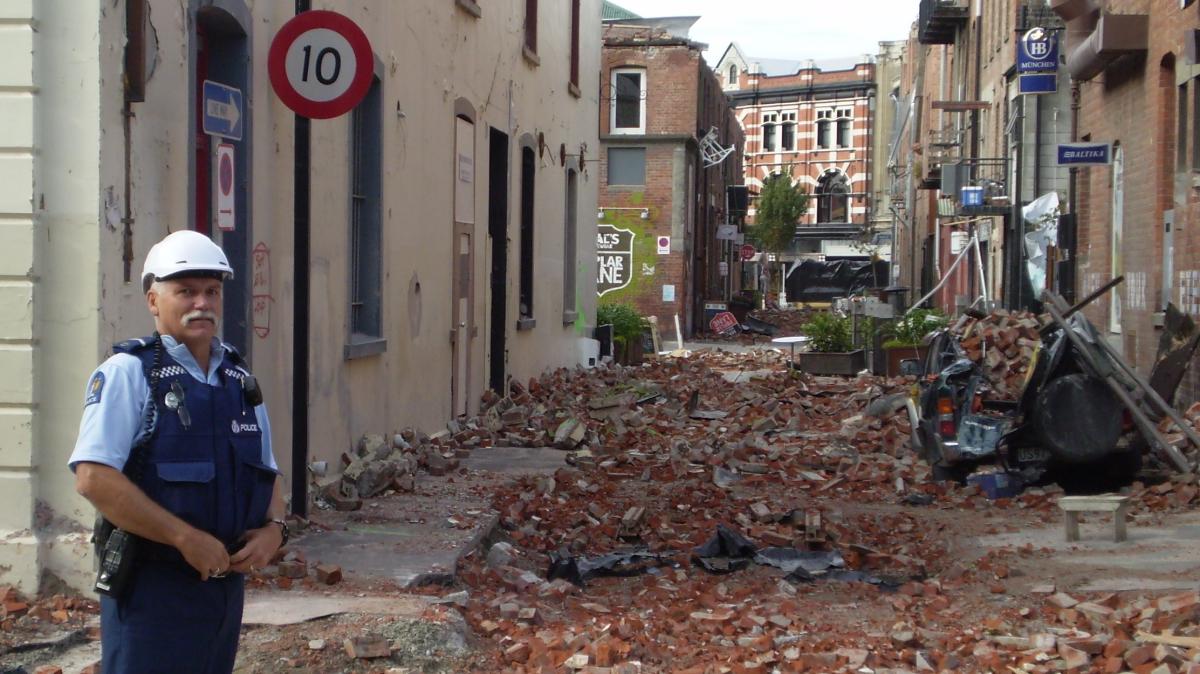 Warren Bunn wa deployed to support his Canterbury colleagues after the 2011 earthquake. Photo:...