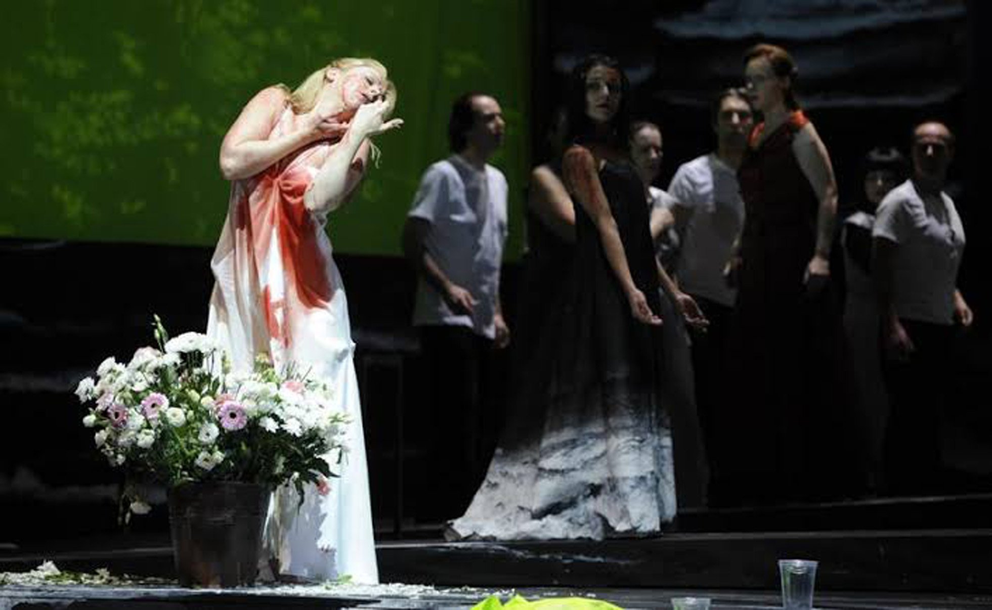 Emma Pearson performs in (clockwise from left) Lucia di Lammermoor (Hessisches Staatstheater...