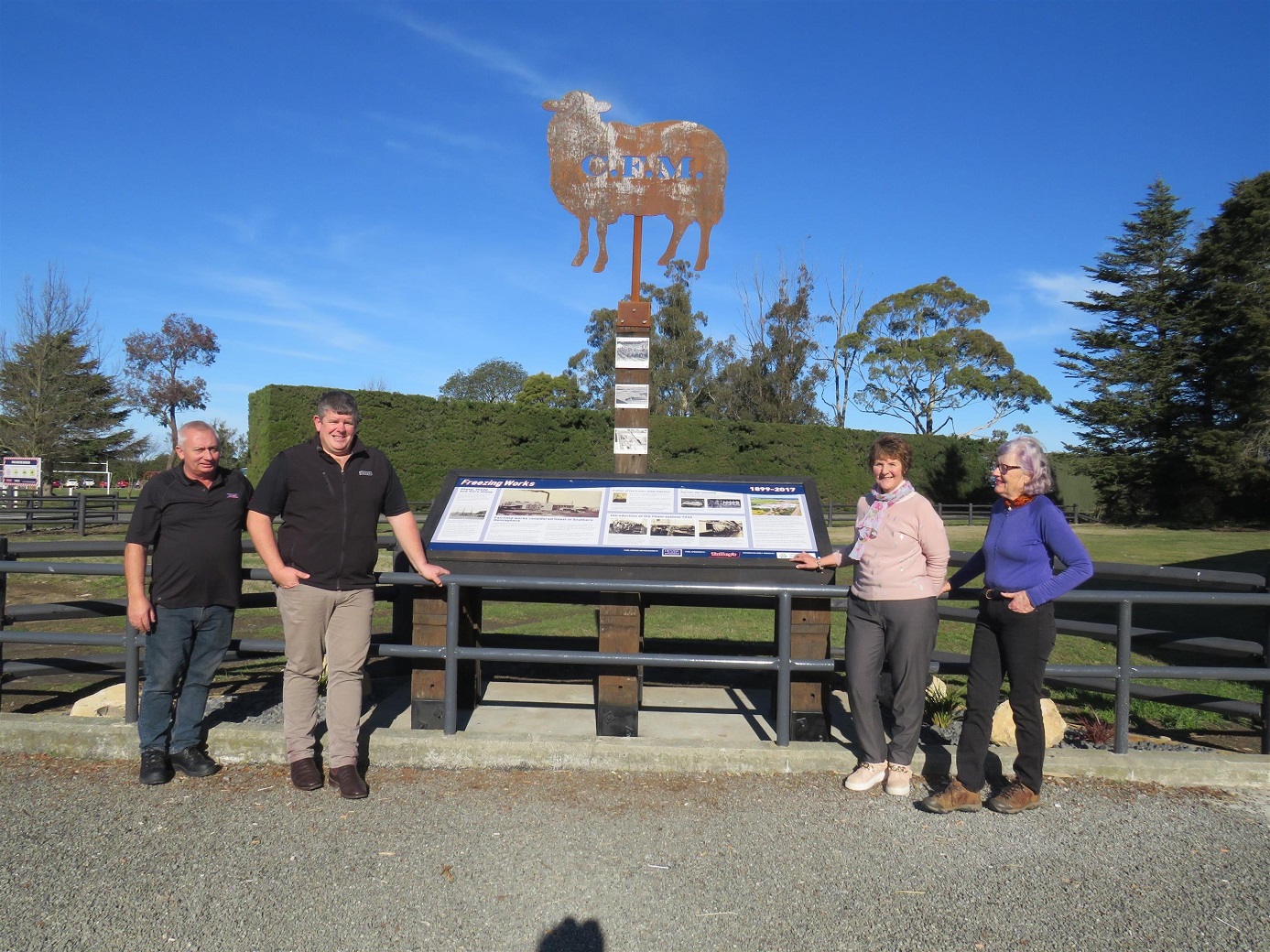 Fairfield Freezing Works panel contributors (from left) Dean Robinson and Aaron Chudleigh of...