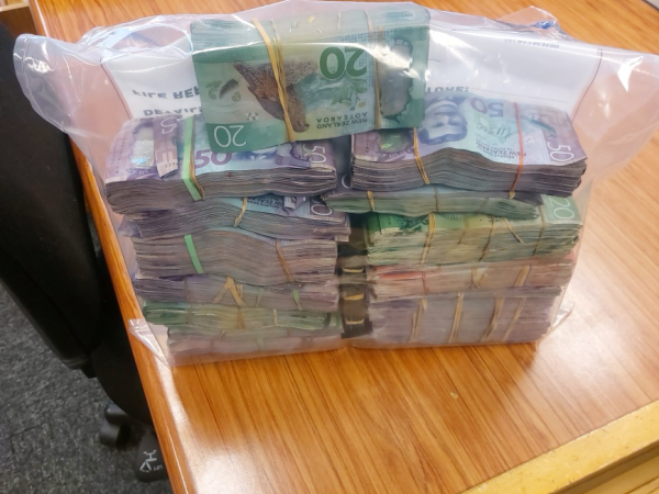 Ashburton police seized about $200,000 in cash following an operation in the town targeting...