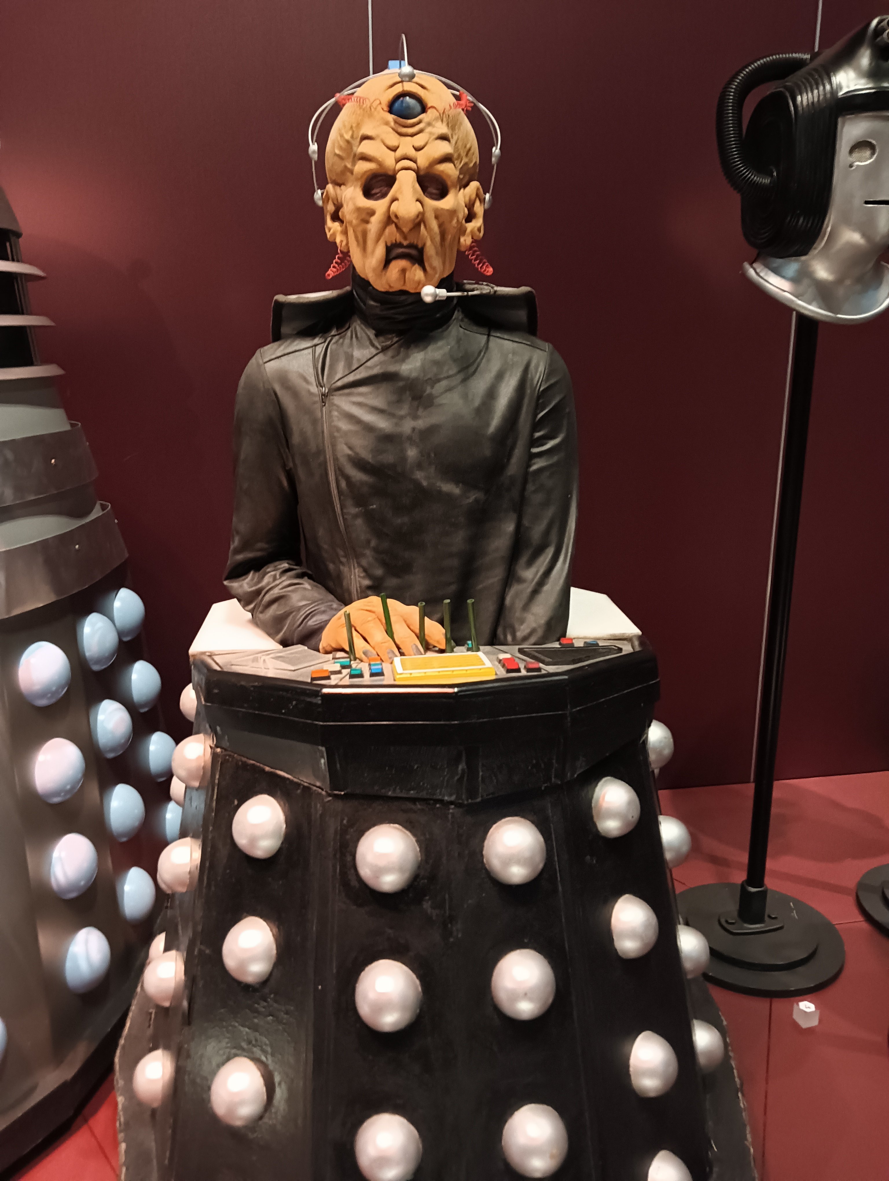 The monster vault at the "Doctor Who Worlds of Wonder" exhibition in Wellington has life-sized...