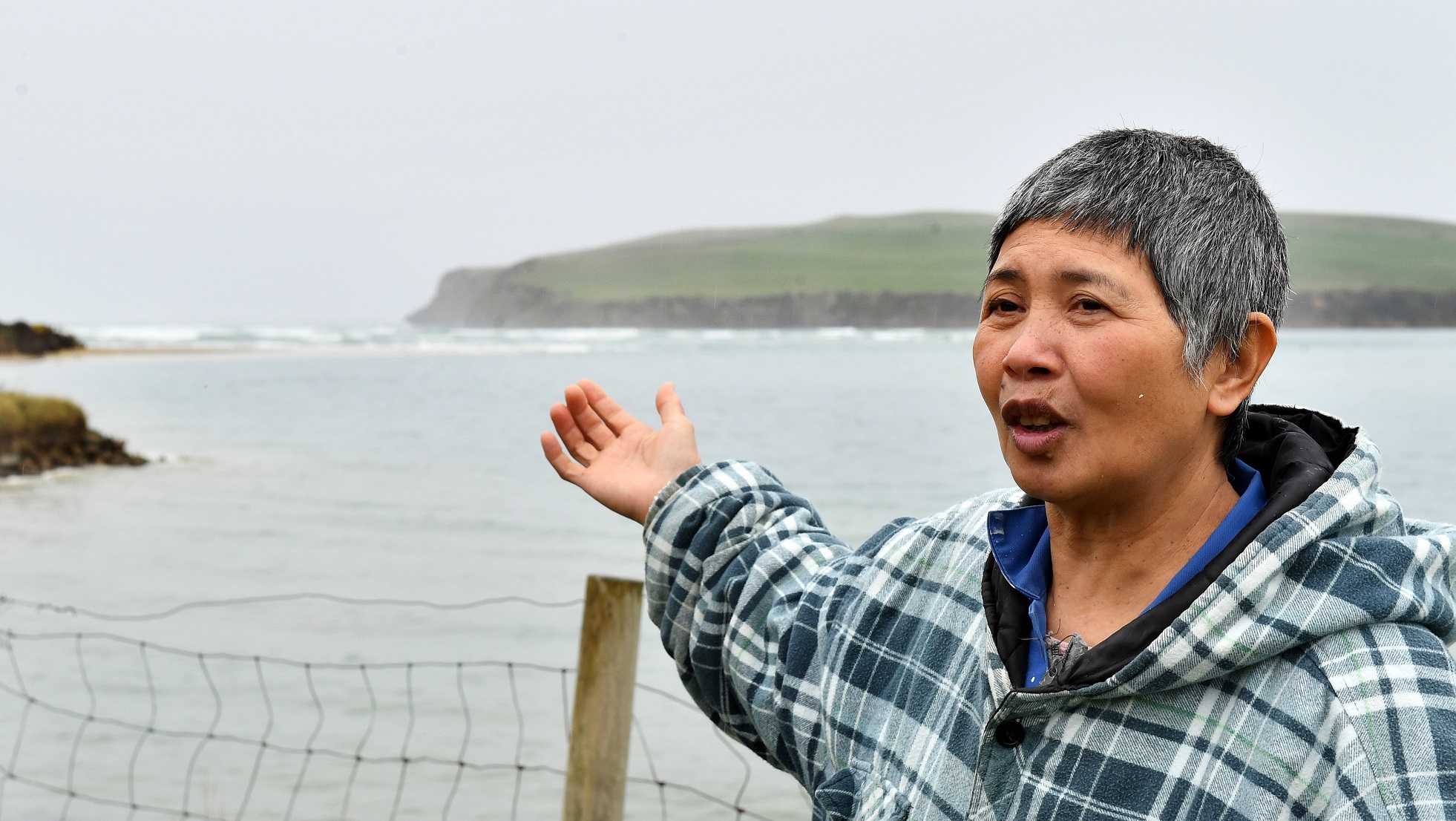 Surat Bay Lodge co-owner Ester Johnson watched the boat of two local men she knew well head out...