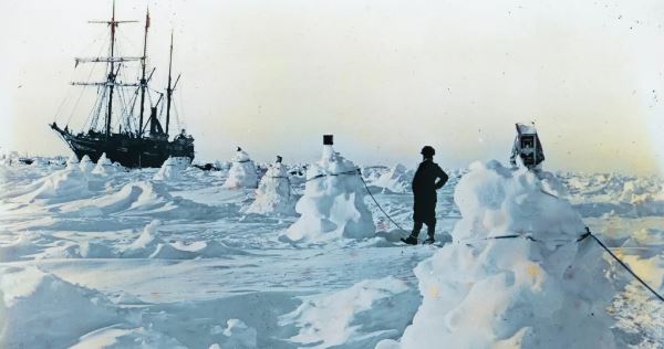 The Endurance sank in the Antarctic Weddell Sea during Ernest Shackleton's voyage in 1915. Photo:...