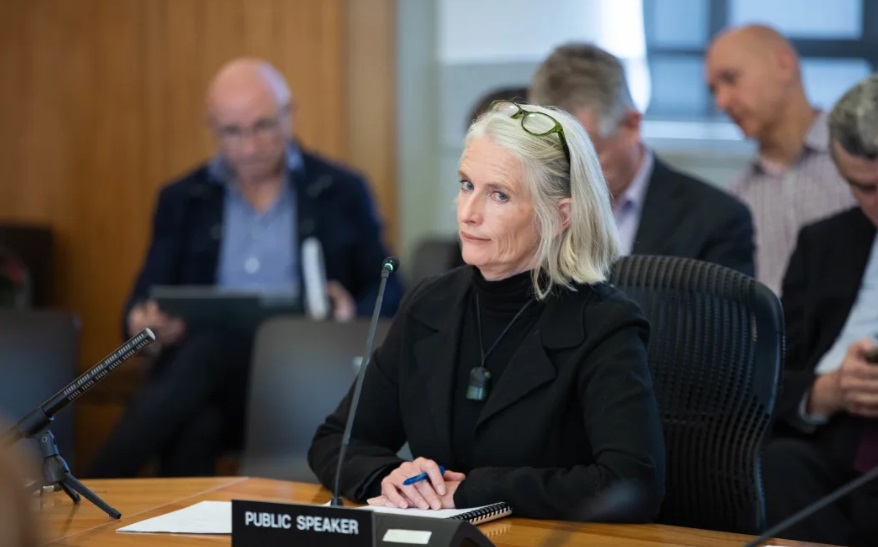 Wellington Water chief executive Tonia Haskell. Photo: RNZ 