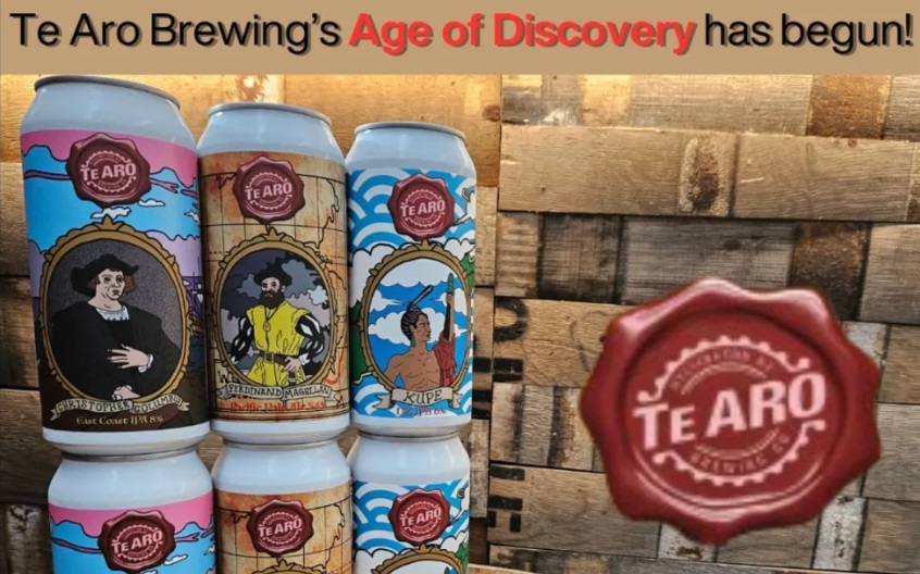 Te Aro Brewing Company featured Polynesian navigator Kupe on its labels alongside European...