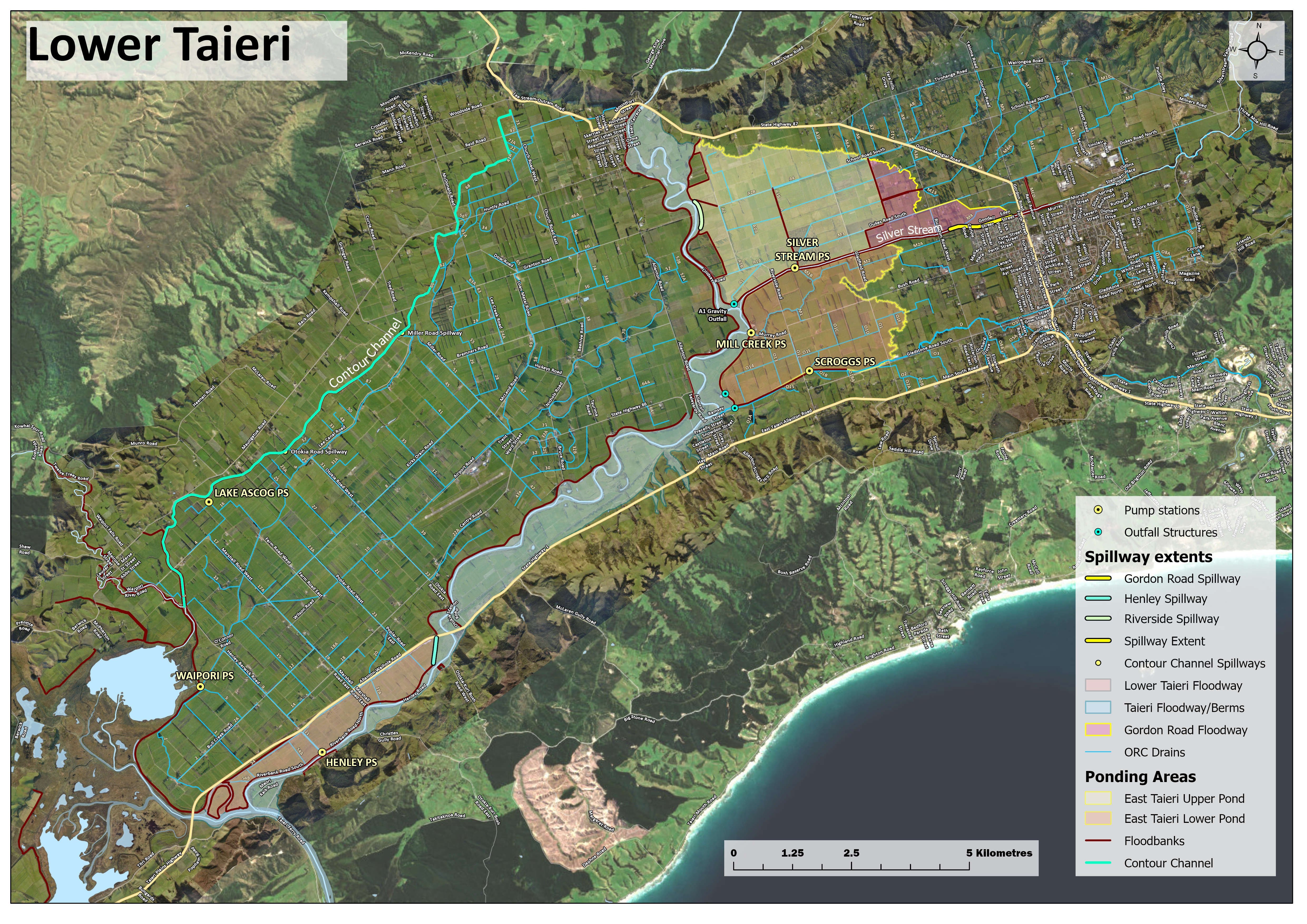 The Lower Taieri Flood Protection Scheme & East/West Taieri Drainage Schemes, including Contour...