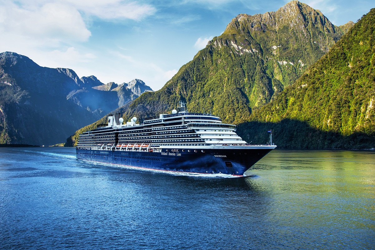 MS Noordam in Milford Sound. Photo: supplied